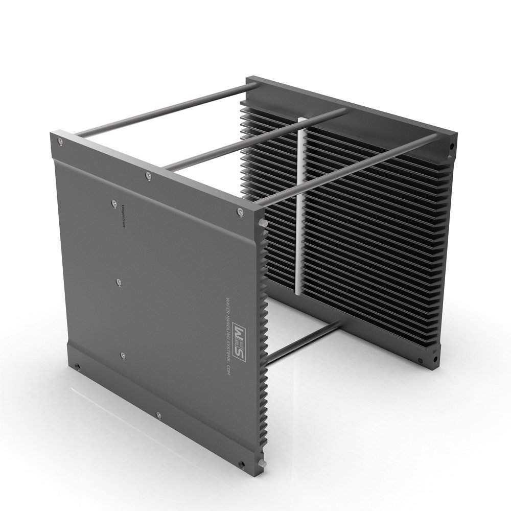 Legacy cassette, aluminum (coated), 25 slot, slot-shape angular (WHS-M2) 200 mm (8”) Legacy cassette, aluminum (coated), 25 slot, slot-shape angular (WHS-M2) 200 mm (8”)